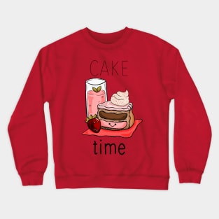 Cute Food - Cake Time Crewneck Sweatshirt